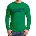 thumbnail image 3 of UGP Campus Apparel Portland Baseball Script - Hometown Pride, Pitcher Long Sleeve T Shirt - 2X-Large - Green, 3 of 6