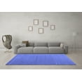 thumbnail image 3 of Ahgly Company Indoor Rectangle Abstract Blue Contemporary Area Rugs, 8' x 10', 3 of 4