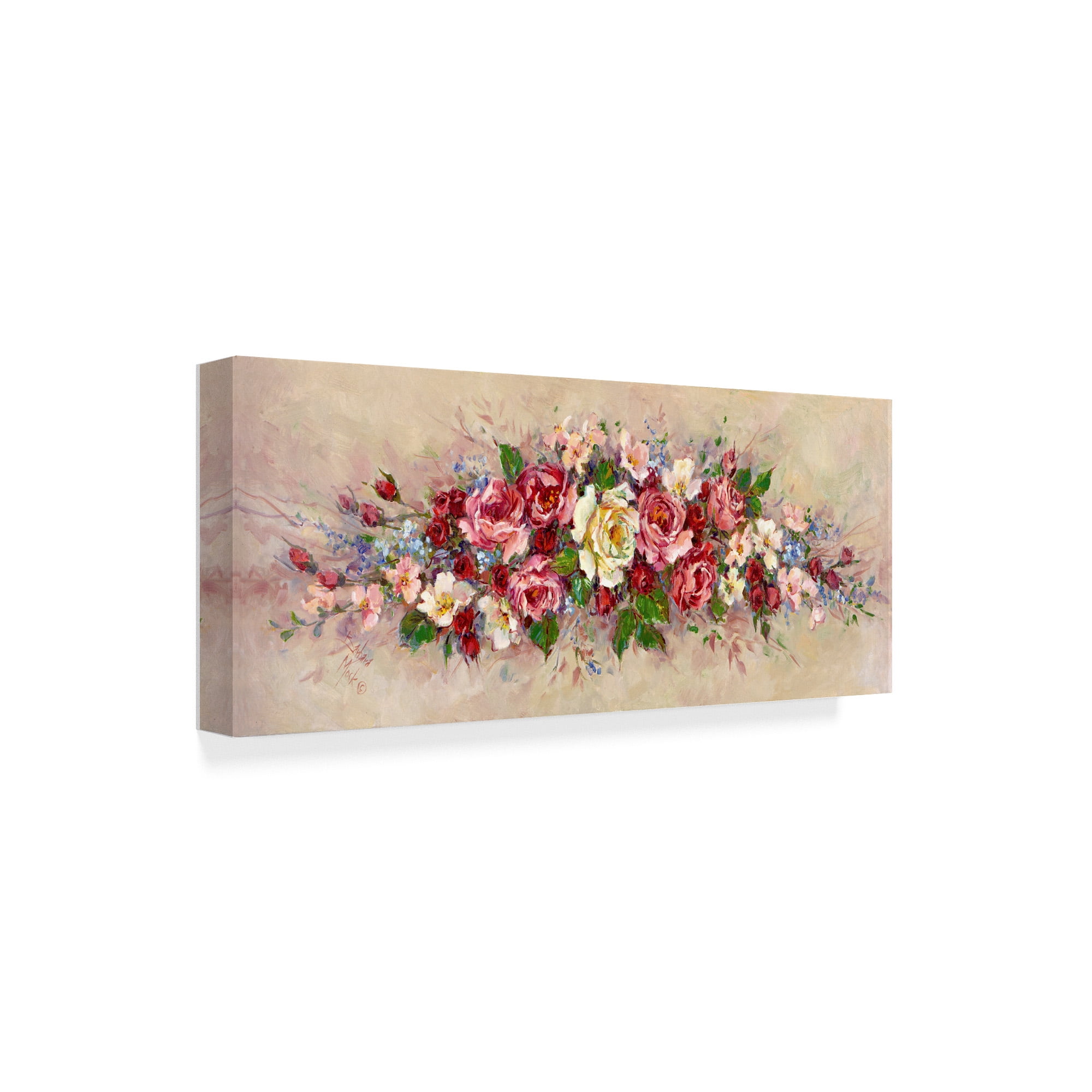 Trademark Fine Art 'Garland' Canvas Art by Barbara Mock