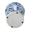 thumbnail image 3 of Sagebrook Home Ceramic 14" Temple Jar, Blue/White, 3 of 6