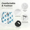 thumbnail image 6 of Picia Cartoon Poodle Dog Pattern Women's 2 in 1 Athletic Running Shorts High Waisted Workout Casual Gym Sweat Shorts with Comfy Liner Zipper Pockets-, 6 of 9