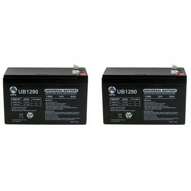 12V 9Ah BATTERY REPL. FOR APC BACK-UPS XS1000,RBC32,33 - 2 Pack