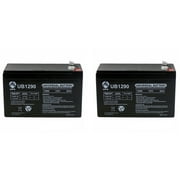 12V 9Ah SLA Battery for Nodac OCB-3904DV Video Access Control - 2 Pack