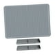 thumbnail image 3 of Tapete para secar platos, cubierta para estufa, fácil de limpiar y secar, escurridor de platos multiusos para cocina. Gris, 3 of 9