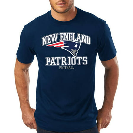 NFL Men's New England Patriots Short Sleeve Tee (Best New England Vacations)