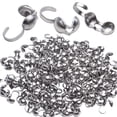 thumbnail image 1 of Calottes Embouts de Perles 200 Pcs en Acier Inoxydable Embouts de Perles Pliables Clamshell Nœuds pour Fabrication de Bijoux, 1 of 5