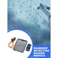 thumbnail image 3 of WDOplteas 3.3V-5V LM393 Sensor monitor humedad con detección gotas lluvia para kit robot, 3 of 9