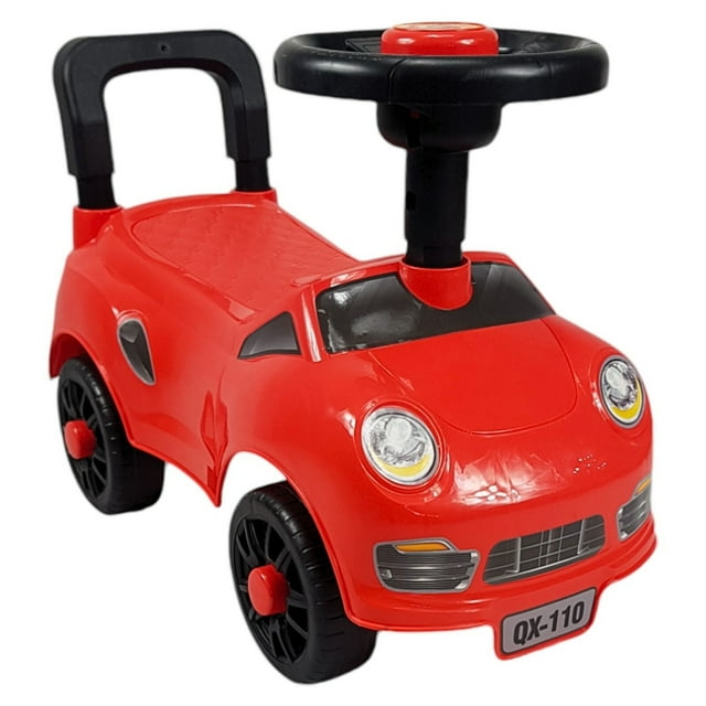 Montable para Niños THE BABY SHOP Carrito Correpasillos 48 cm con Respaldo Rojo