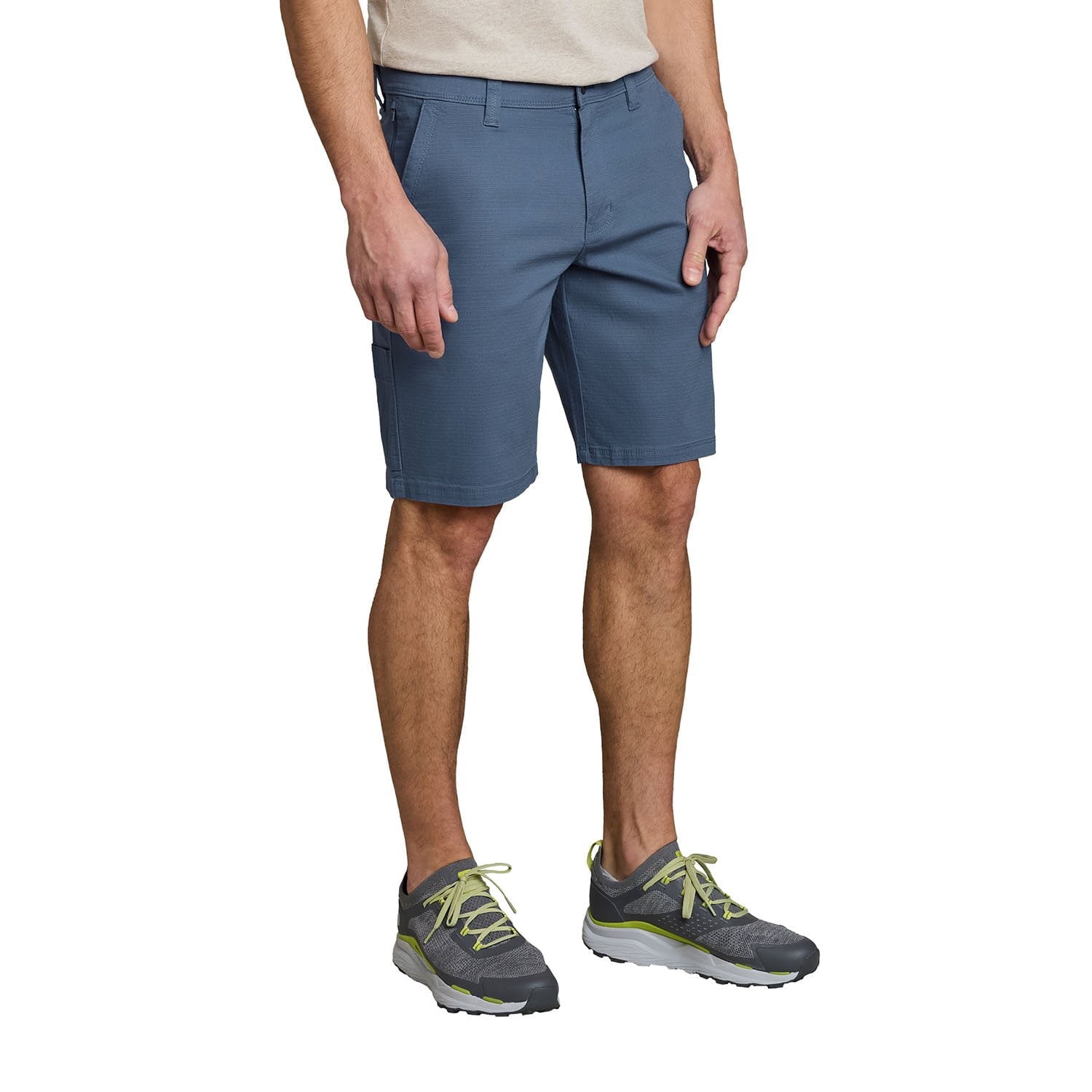Weatherproof Men's Stretch Ripstop 6-Pocket Cotton Trail Utility Short (38W, Blue)