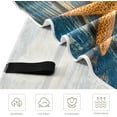 thumbnail image 3 of Dreamtimes Beach Towels Starfish Turquoise Wooden Texture Camping Towels Ocean Sea Marine Sand Free Beach Towel, 30"x60" Large Beach Towels Quick Dry Bath Travel Towels Pool Yoga Beach Mat for Men WOM, 3 of 7
