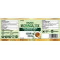 thumbnail image 2 of Herba 10,000MG Organic Moringa Capsules – 180 Count | Ultra Potent - 20:1 Extract | Made in Canada, 2 of 9