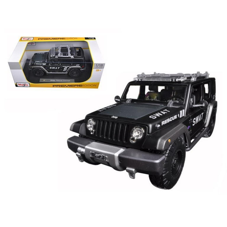 Maisto 1:18 Jeep Rescue Concept: Tactical Diecast Vehicle