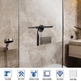 thumbnail image 3 of Escobillas de ducha con superficie pegajosa, escobilla de goma antideslizante para baño, escobilla de goma para ventana de 10 pulgadas, limpiaparabrisas para espejo de coche, puerta de baño,, 3 of 5