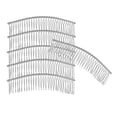 thumbnail image 1 of Peines para El Cabello Sunnimix 6 Piezas Accesorios Blanco K, 1 of 8