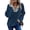 # Blue, variant on TEMOFON Sweatshirts for Women Fall clothes Loose V Neck Colorblock Long Sleeve Shirts for Winter Tops Trendy Sweat Shirts Light Grey L