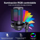 thumbnail image 2 of "Micrófonos Usb Rgb Condensador Cardioide Para Pc / Tel Gamer negro ", 2 of 5