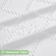 thumbnail image 4 of Cortina de ducha Craidlela Boho, tela blanca, 180 x 180 cm, impermeable, 4 of 7