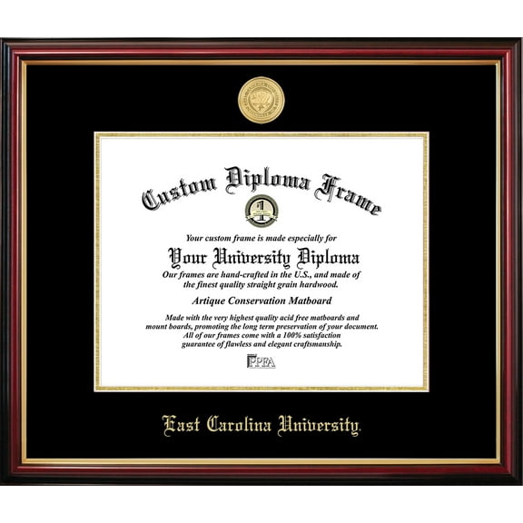 East Carolina Petite Diploma Frame