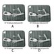 thumbnail image 5 of Ounissouiy Almohadilla de calefacción, manta eléctrica a prueba de decoloración con Control inteligente cálido, calentador rápido Suministros térmicos gris oscuro 1, 5 of 6