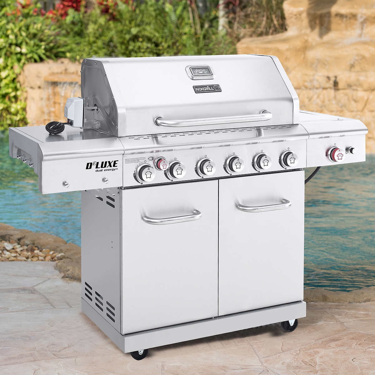 deluxe dual energy grill