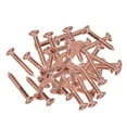 thumbnail image 3 of 40 piezas de Metal tornillos de guitarra rosca tornillos de recogida piezas de repuesto CUTICAT tornillos de pastillas humbucker cobre rojo, 3 of 8