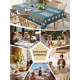 thumbnail image 5 of Blue Beige Anchor Table Cloth, Waterproof Tablecloth for Rectangle Tables, Nautical Summer Beach Coastal Ocean Reusable Washable Fabric Table Cover for Restaurant Kitchen Dining Tables 52"x70", 5 of 9