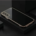 thumbnail image 3 of Compatible with Galaxy S21+ Plus Case Cover Cute Full Camera Lens Protection & Electroplate Shockproof Bumper Case Soft TPU Protective Phone Cases for Samsung Galaxy S21 Plus 5G 6.7"-Black, 3 of 8