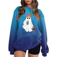 thumbnail image 5 of Futezty Halloween Sweatshirts Graphic Crewneck Casual Fall For Women, 5 of 6