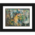 thumbnail image 1 of Jakob Weidemann 14x11 Black Ornate Wood Framed Double Matted Museum Art Print Titled: Tempes Cool Valley (1945-46), 1 of 5