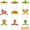 18pcs, variant on Cinco De Mayo Decorations, Sombrero Party Hats, Mexican Colorful Cardboard Headbands, Fiesta Head Toppers Decor 12pcs