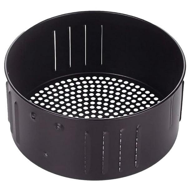 Air Fryer Basket Replacement Dishwasher Safe Accessories Black, 2.6Qt