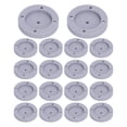 thumbnail image 1 of Almohadilla antivibración Jadeshay para pies de lavadora Fibra de resina Plástico Gris, 1 of 8