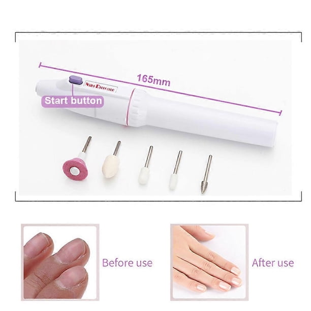Portable Electric Nail File Machine for Nails Gel Nails Kit Nail Drill Bits Manicure Kit Pedicure Tools Best Gifts for Women Girls