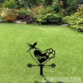 thumbnail image 4 of Craftnamesign Custom Hummingbird Heart Memorial Stake, Metal Yard Stakes, Metal Cemetery Stake, 4 of 4