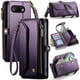 thumbnail image 1 of Funda tipo cartera para Google Pixel 9A con bloqueo RFID, tarjetero, cremallera y ranura para billetes, correa de hombro magnética de piel sintética suave para mujer, 1 of 10