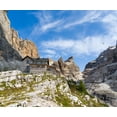 thumbnail image 2 of Zwick, Martin 17x15 Gold Ornate Wood Framed with Double Matting Museum Art Print Titled - Mountain hut Rifugio Tuckett e Sella-The Brenta Dolomites-UNESCO World Heritage Site-Italy-Trentino, 2 of 4