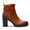 Brown-NEW, variant on Pennysue Women's Chunky Heel Booties Black Zipper Ankle Booties Size 11