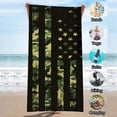 thumbnail image 4 of Uklsqma Beach Towel Microfiber Sandproof Quick-Dry 30X60 Inch Lightweight Compact Travel Pool Spa Gym Camping Outdoor Bath Towel Foldable Portable Beach Mat, 4 of 6