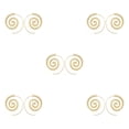 thumbnail image 1 of Minnieouse Earrings Round Stylish Spiral Ear Earring Exaggerated Dangle Gold Dangling Jewelry for Women Party Wedding Decoration Type2 NO2 Minnieouse CBP502457, 1 of 5