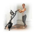 thumbnail image 3 of Iron Body Fitness Motion Series C4 Folding Exercise Bike with LCD Monitor, 8 Resistance Levels, Compact X-Frame Design, 3 of 9