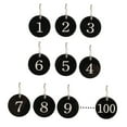 thumbnail image 3 of Minkissy 100Pcs Number Tag Rings Round Acrylic Number Key Tags for Hotel Use, 3 of 7