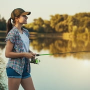 RAD Sportz Beginner Spinning Fishing Rod & Reel Combo- 6’ Fiberglass Pole
