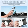 thumbnail image 6 of ELEHOLD Magnetic Case for iPhone Air, Shockproof Phone Case with Kickstand, Precise Lens Cutouts,Desertgold, 6 of 10