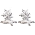 thumbnail image 4 of Northlight 12.5" Silver Snowflake Christmas Stocking Holder, 4 of 7