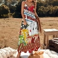 thumbnail image 3 of Las Vegas Casino Gambler Sleeveless Dress Loose Women's Dress Dresses Luxury Evening Dresses, 3 of 9