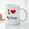 thumbnail image 3 of CafePress - I Love My Sissy Mug - 11 oz Ceramic Mug - Novelty Coffee Tea Cup, 3 of 4