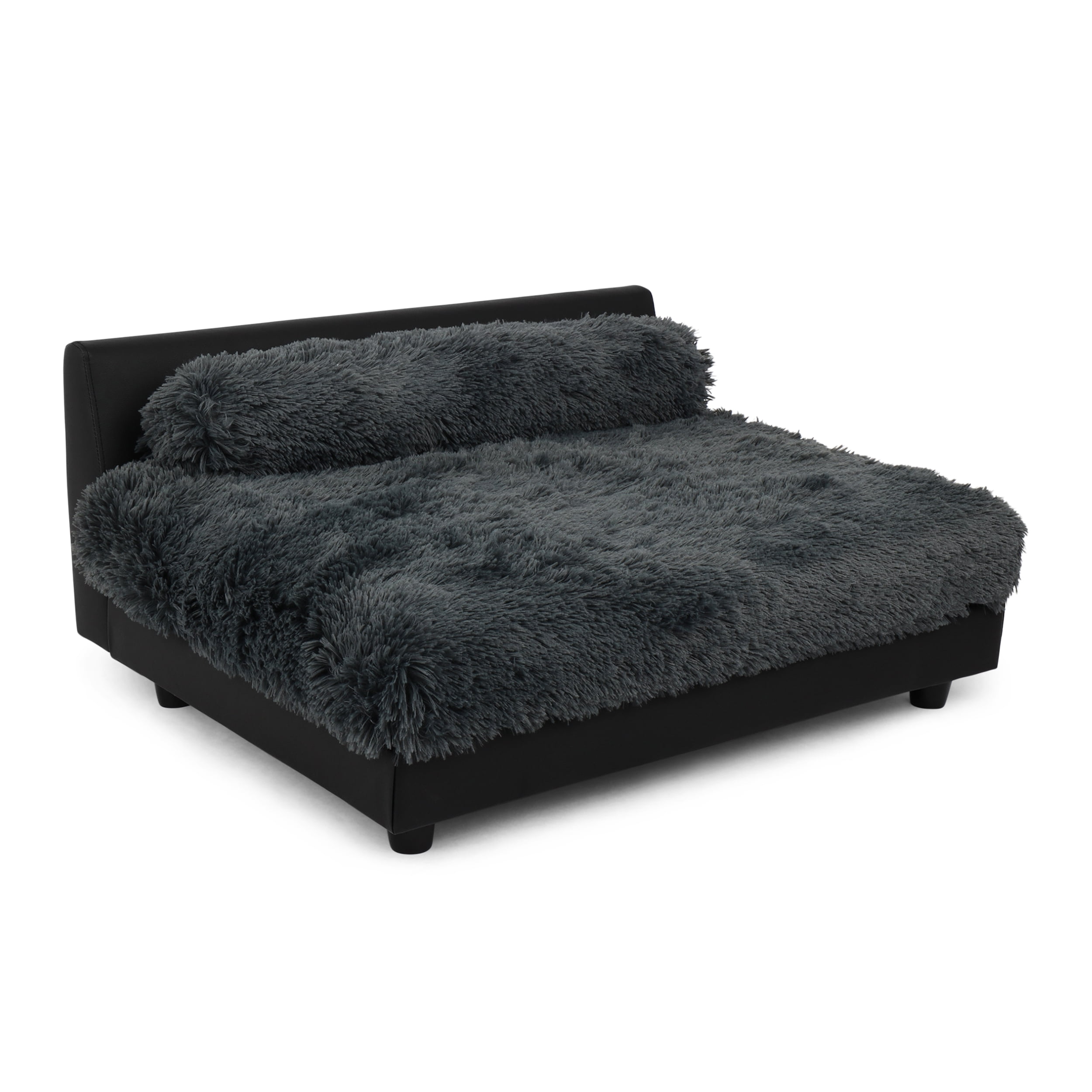 Club Nine Pets Roma Orthopedic Pet Bed for Dogs, Elevated, Medium, Grey