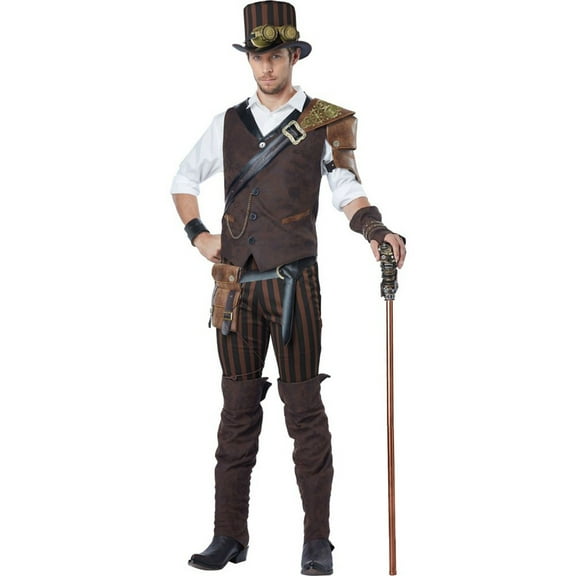 California Costumes Steampunk Adventurer Men's Halloween Fancy-Dress Costumes for Adult, L
