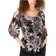 thumbnail image 1 of Blusa I-N-C con Hombros descubiertos y cuello adornado para mujer negra grande, 1 of 1