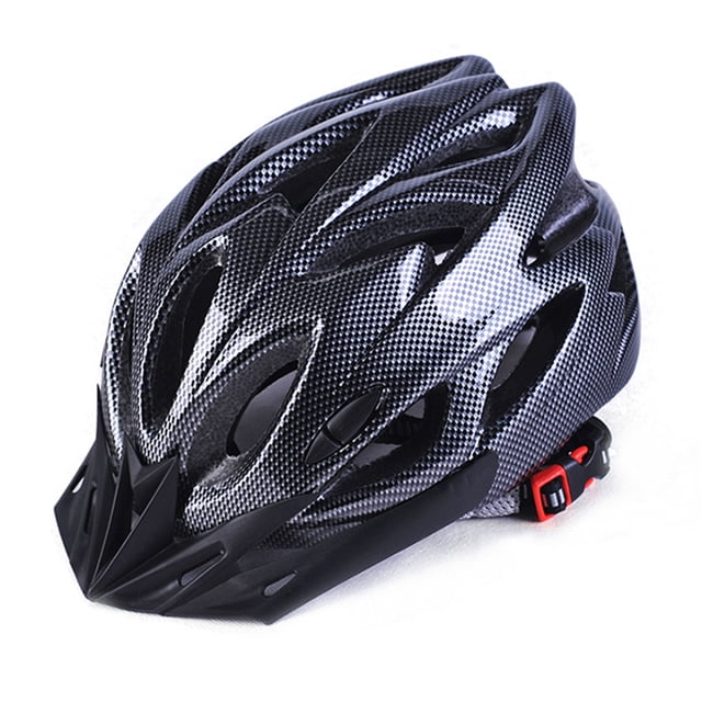 Casco de bicicleta DQrwqpou transpirable con luz trasera talla S negro